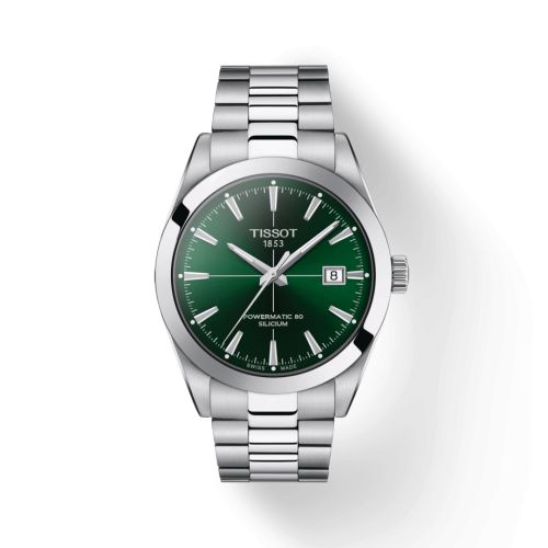 Tissot Gentleman Powermatic Stainless Steel / Green / Bracelet